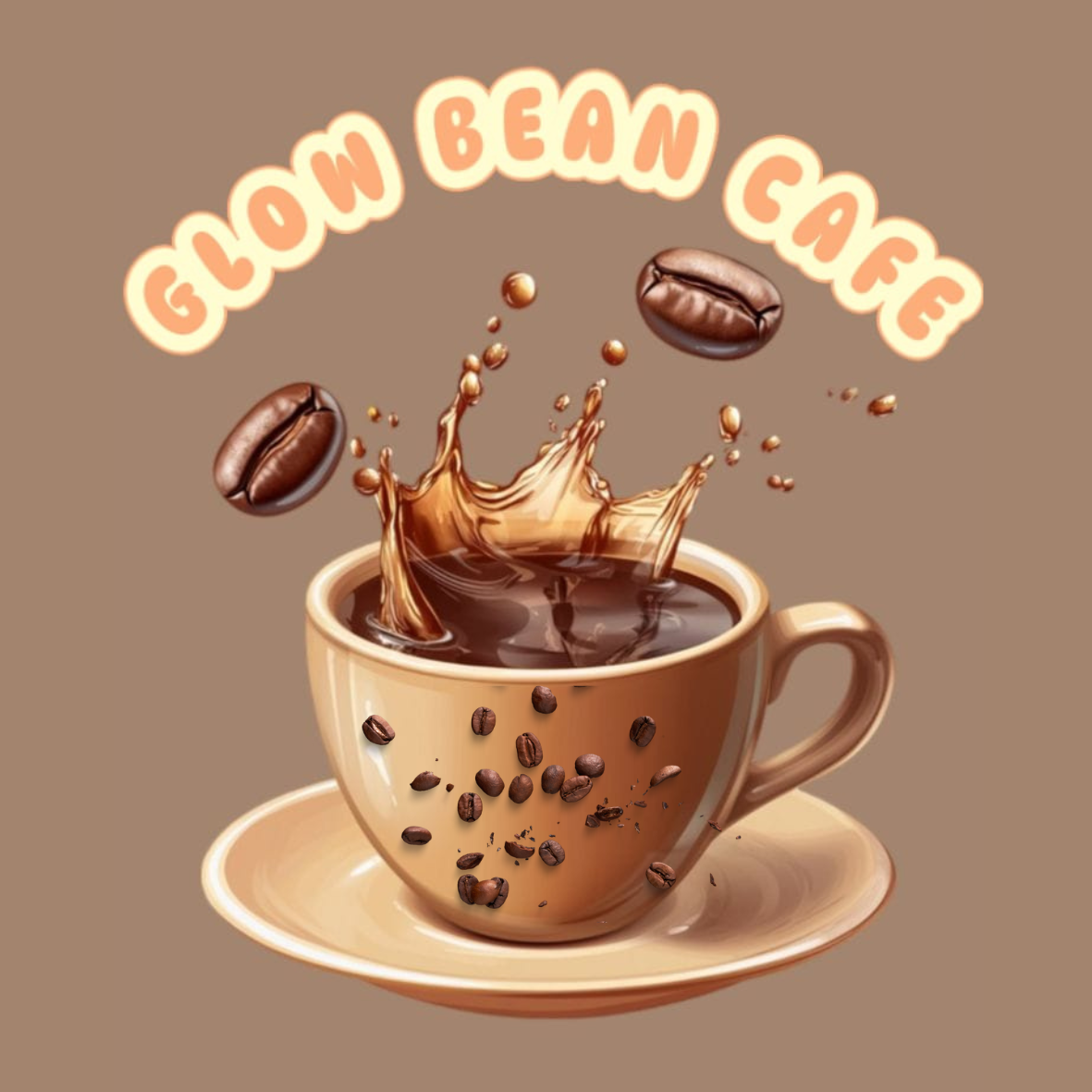 Glow Bean Cafe Logo